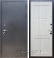 Входная дверь Армада Оптима ФЛ-3 (Антик серебро / Сандал белый)