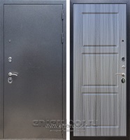 Входная дверь Армада Оптима ФЛ-3 (Антик серебро / Сандал серый)