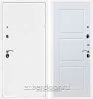 Входная дверь Армада Престиж ФЛ-3 (Белая шагрень / Белый матовый)