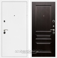 Входная металлическая дверь Сенатор Практик 3К ФЛ-243 (Белая шагрень / Венге)