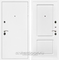 Входная металлическая дверь Сенатор Практик 3К ФЛ-117 (Белая шагрень / Белый матовый)