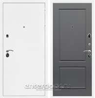 Входная дверь Триумф 3К ФЛ-117 (Белая шагрень / Софт графит)