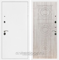 Входная металлическая дверь Сенатор Практик 3К Д-18 (Белая шагрень / Сосна белая)