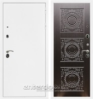 Входная металлическая дверь Сенатор Практик 3К Д-18 (Белая шагрень / Венге)