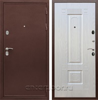 Входная металлическая дверь Сенатор Практик 3К ФЛ-2 (Медный антик / Лиственница беж)