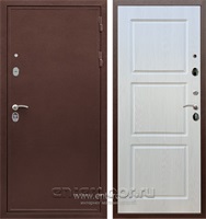 Входная металлическая дверь Сенатор Практик 3К ФЛ-3 (Медный антик / Лиственница беж)