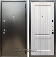 Входная металлическая дверь Сенатор Практик 3К ФЛ-117 (Антик серебро / Сандал белый)