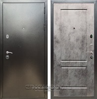 Входная металлическая дверь Сенатор Практик 3К ФЛ-117 (Антик серебро / Бетон тёмный)