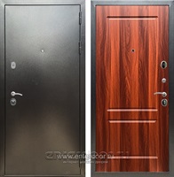 Входная металлическая дверь Сенатор Практик 3К ФЛ-117 (Антик серебро / Орех итальянский)