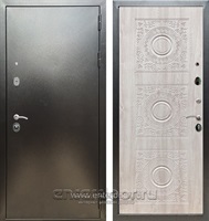 Входная металлическая дверь Сенатор Практик 3К Д-18 (Антик серебро / Сосна белая)