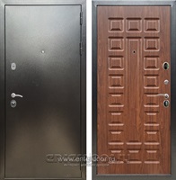 Входная металлическая дверь Сенатор Практик 3К ФЛ-183 (Антик серебро / Берёза морёная)