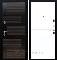 Входная металлическая дверь Армада Премиум 185 ФЛ-290 (Венге / Белый матовый)