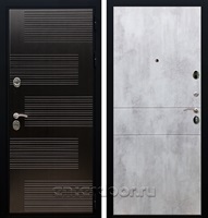 Входная металлическая дверь Армада Премиум 185 ФЛ-290 (Венге / Бетон светлый)