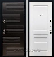 Входная металлическая дверь Армада Премиум 185 ФЛ-243 (Венге / Белый матовый)