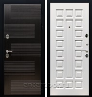 Входная металлическая дверь Армада Премиум 185 ФЛ-183 (Венге / Белый ясень)