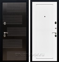Входная дверь Армада Тесла ФЛ-119 (Венге / Белый матовый)
