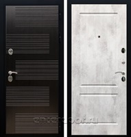 Входная дверь Армада Тесла ФЛ-117 (Венге / Бетон светлый)