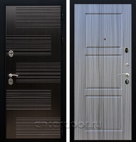 Входная дверь Армада Тесла ФЛ-3 (Венге / Сандал серый)
