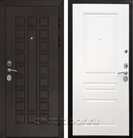 Входная металлическая дверь Армада Сенатор Cisa ФЛ-243 (Венге / Белый силк сноу)
