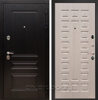 Входная дверь Армада Люксор ФЛ-183 (Венге / Дуб белёный)