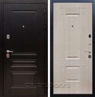 Входная металлическая дверь Армада 17 Мегаполис ФЛ-2 (Венге / Дуб белёный)