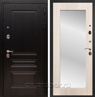 Входная дверь Армада Люксор с зеркалом Пастораль (Венге / Дуб белёный)