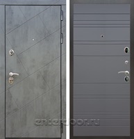 Входная дверь Армада Нова ФЛ-14 (Бетон тёмный / Графит софт)
