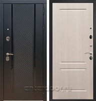 Входная дверь Армада Престиж ФЛС-500 ФЛ-117 (Чёрный кварц / Дуб беленый)