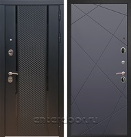 Входная дверь Армада Престиж ФЛС-500 ФЛ-291 (Чёрный кварц / Графит софт)