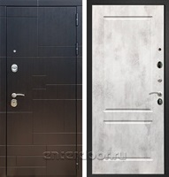 Входная стальная дверь Армада 20 ФЛ-117 (Венге / Бетон светлый)