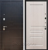 Входная стальная дверь Армада 20 ФЛ-243 (Венге / Дуб беленый)
