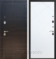 Входная стальная дверь Армада 20 ФЛ-291 (Венге / Белый матовый)