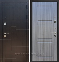 Входная стальная дверь Армада 20 ФЛ-3 (Венге / Сандал серый)