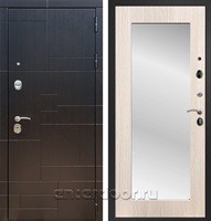 Входная стальная дверь Армада 20 Зеркало Пастораль (Венге / Дуб беленый)