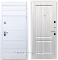 Входная металлическая дверь Армада 14 ФЛ-117 (Белый матовый / Сандал белый)