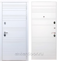 Входная металлическая дверь Армада 14 ФЛ-316 (Белый матовый / Белый ясень)