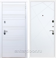 Входная дверь Армада Италия ФЛ-291 (Белый матовый / Белый матовый)
