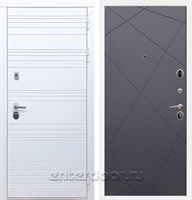Входная дверь Армада Италия ФЛ-291 (Белый матовый / Графит софт)