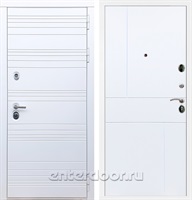 Входная дверь Армада Италия ФЛ-290 (Белый матовый / Белый матовый)