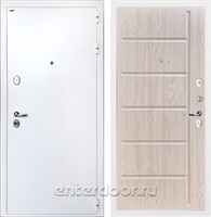 Входная стальная дверь Интекрон Колизей White ФЛ-102 (Белая шагрень / Сосна белая)