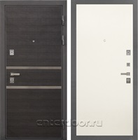 Входная металлическая дверь Интекрон Неаполь 3К Гладкая (Лен Сильвер / Силк Жасмин)