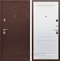 Входная металлическая дверь Армада Престиж сталь 3 мм ФЛ-117 (Медный антик / Белый матовый)