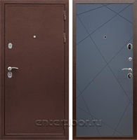 Входная металлическая дверь Армада 5А сталь 3 мм ФЛ-291 (Медный антик / Графит софт)