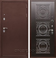Входная металлическая дверь Армада 5А сталь 3 мм Д-18 (Медный антик / Венге)