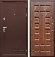 Входная металлическая дверь Армада Престиж сталь 3 мм ФЛ-183 (Медный антик / Берёза морёная)