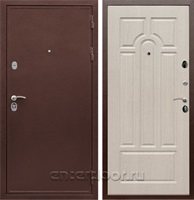 Входная металлическая дверь Армада Престиж сталь 3 мм ФЛ-58 (Медный антик / Дуб белёный)