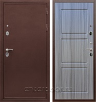 Входная металлическая дверь Армада 5А сталь 3 мм ФЛ-3 (Медный антик / Сандал серый)