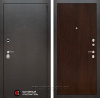Входная металлическая дверь Лабиринт Сильвер 5 (Антик темное серебро / Венге)