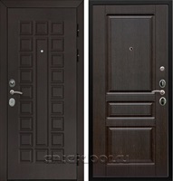 Входная металлическая дверь Армада Сенатор с замком Cisa ФЛ-243 (Венге / Венге)