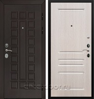 Входная металлическая дверь Армада Сенатор с замком Cisa ФЛ-243 (Венге / Дуб беленый)